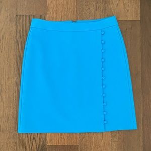 Beautiful petite blue button detail skirt